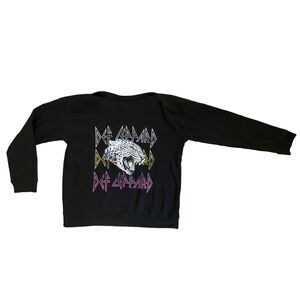 Def Leppard Maurices Black Graphic Sweatshirt